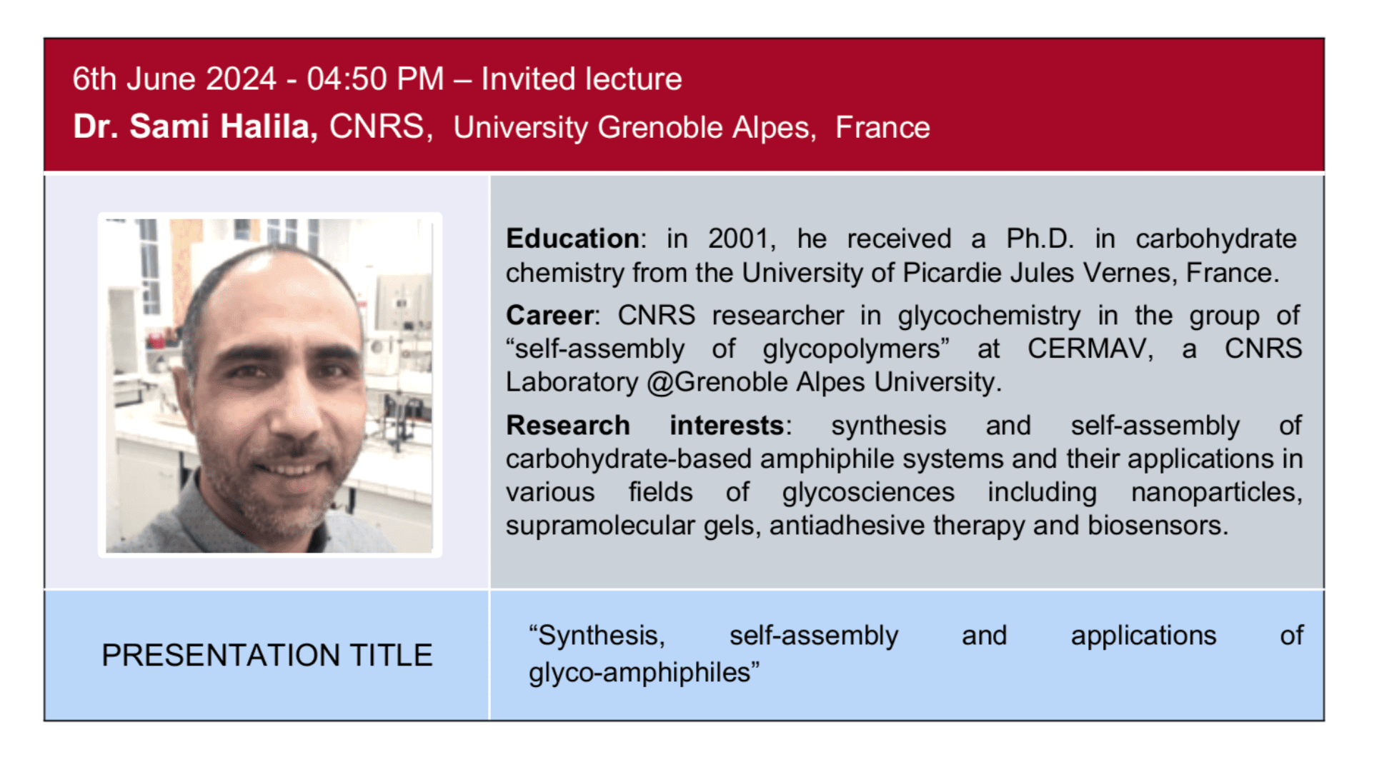 Synthesis, self-assembly and applications of glyco-amphiphiles