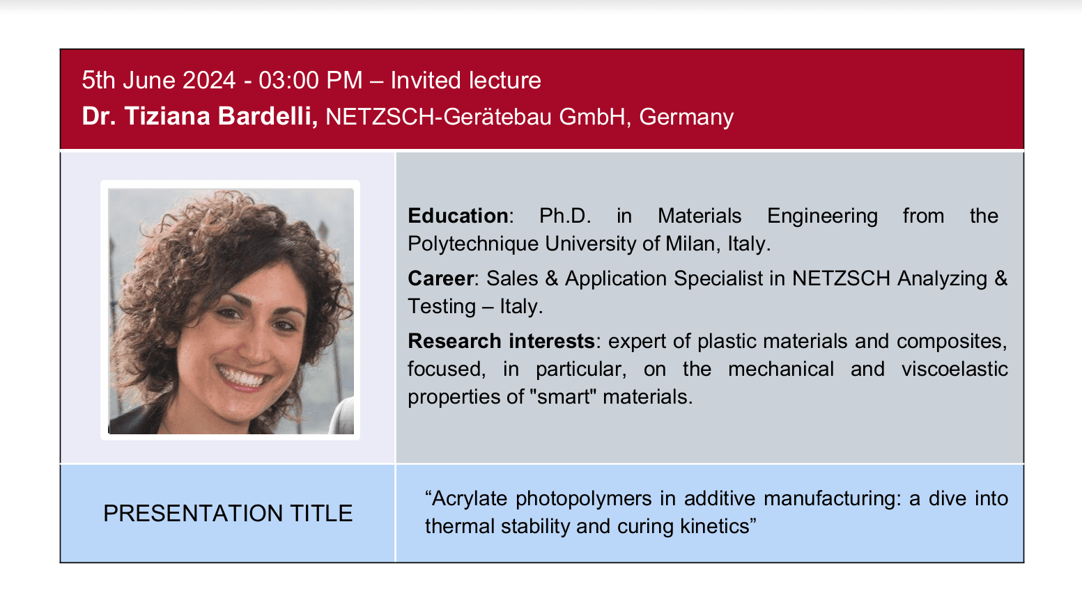 Acrylate photopolymers in additive manufacturing: a dive into thermal stability and curing kinetics