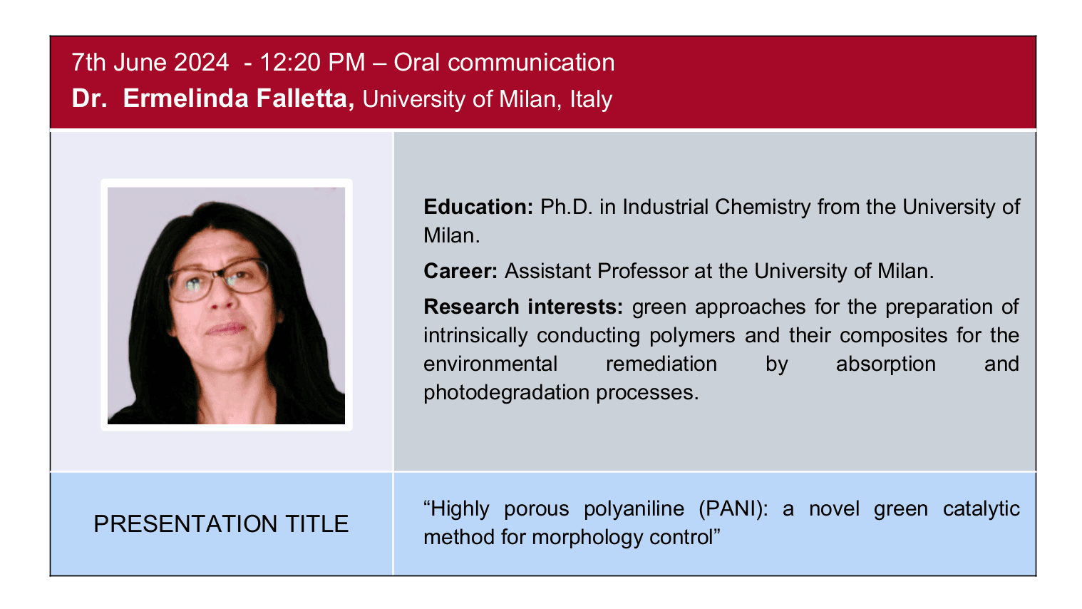 Highly porous polyaniline (PANI): a novel green catalytic method for morphology control