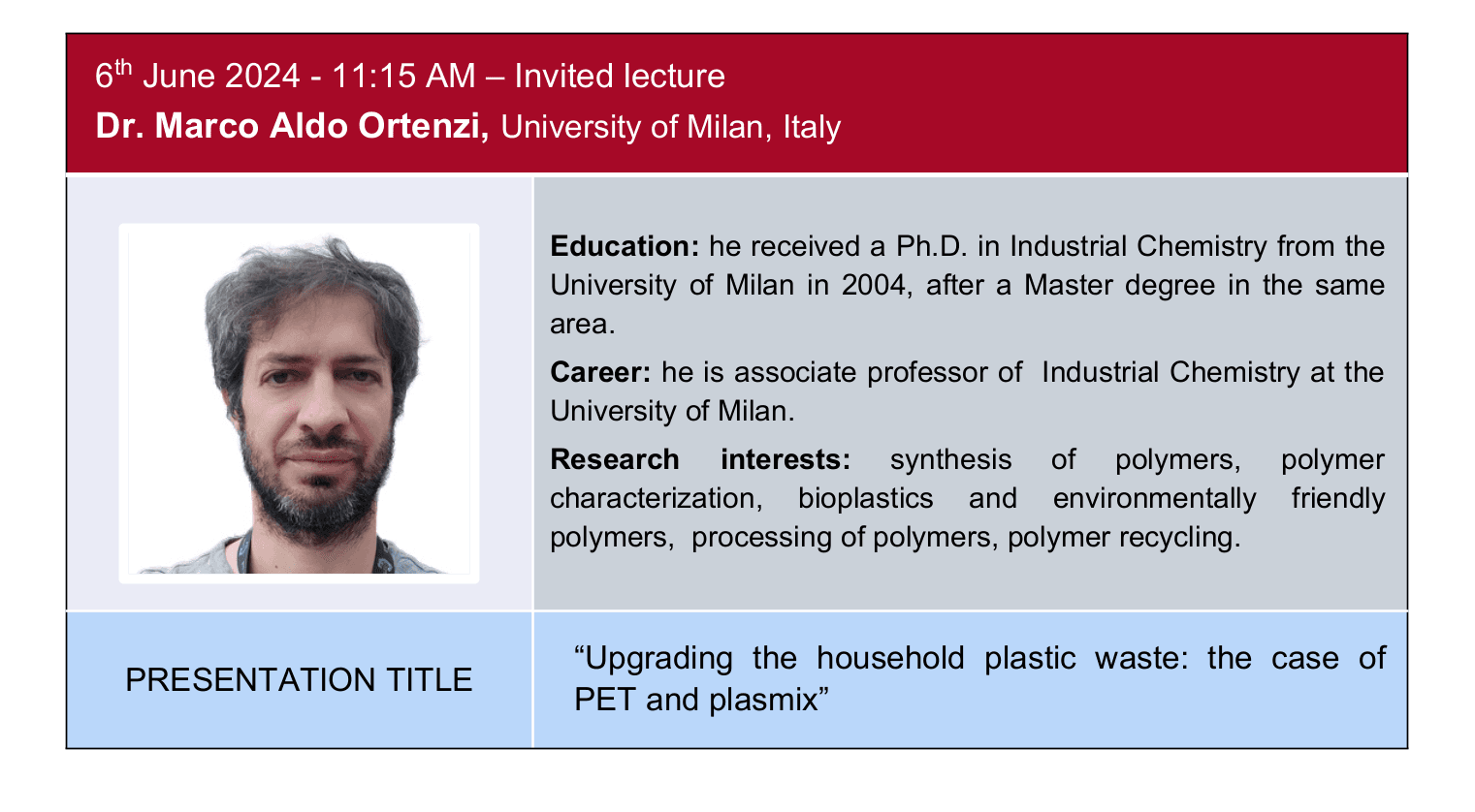 Upgrading the household plastic waste: the case of PET and plasmix